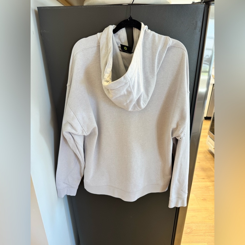 Nike Light Gray Full-Zip Hooded Jacket - Picture 4 of 5